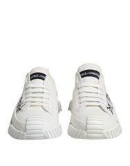 Dolce & Gabbana White Logo Graffiti Low Top Sneakers Shoes - EU44.5/US11.5 - Sneakers