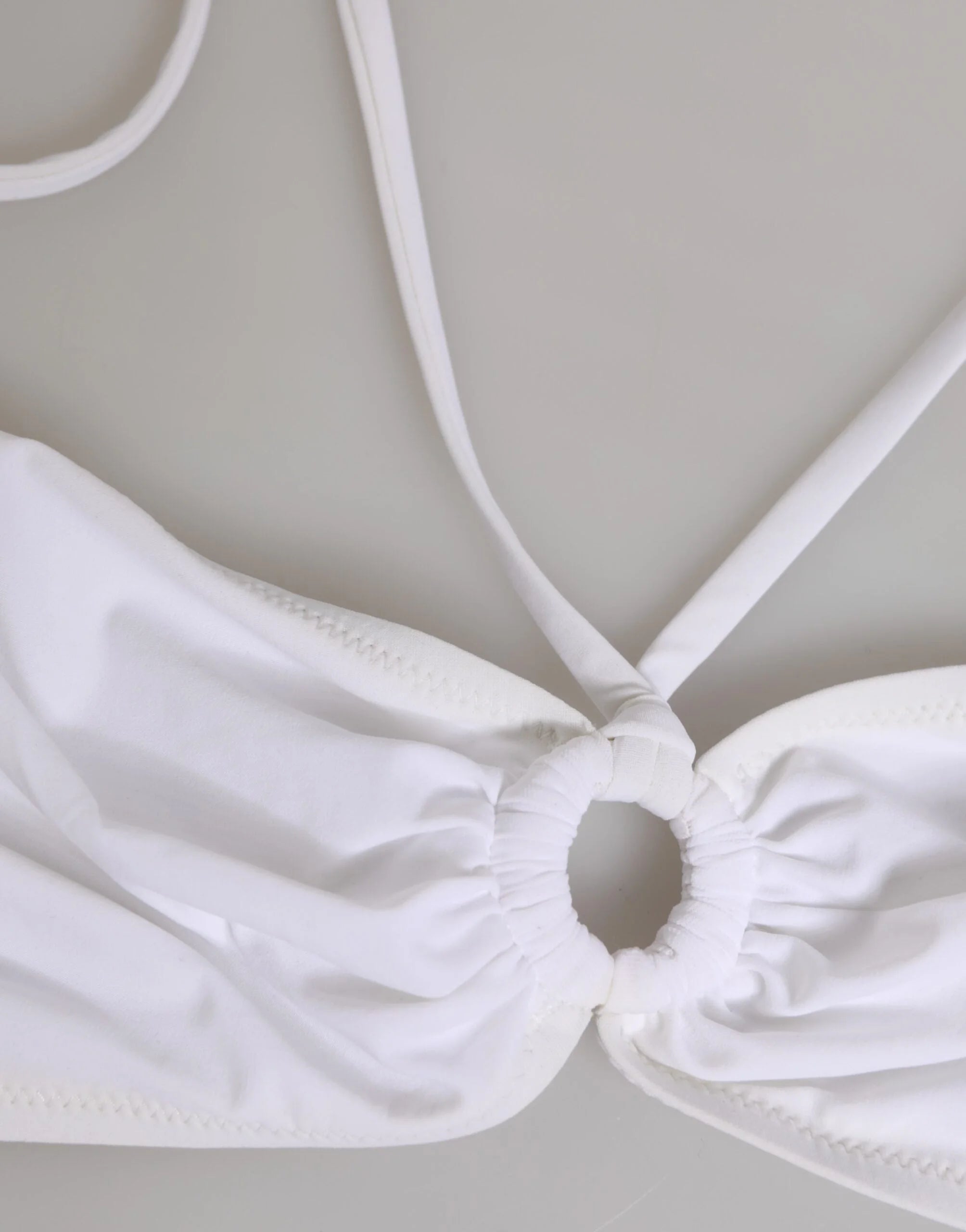 Dolce & Gabbana White Logo Swimsuit 2 Piece Top Bottom Swimwear - IT1 | XS