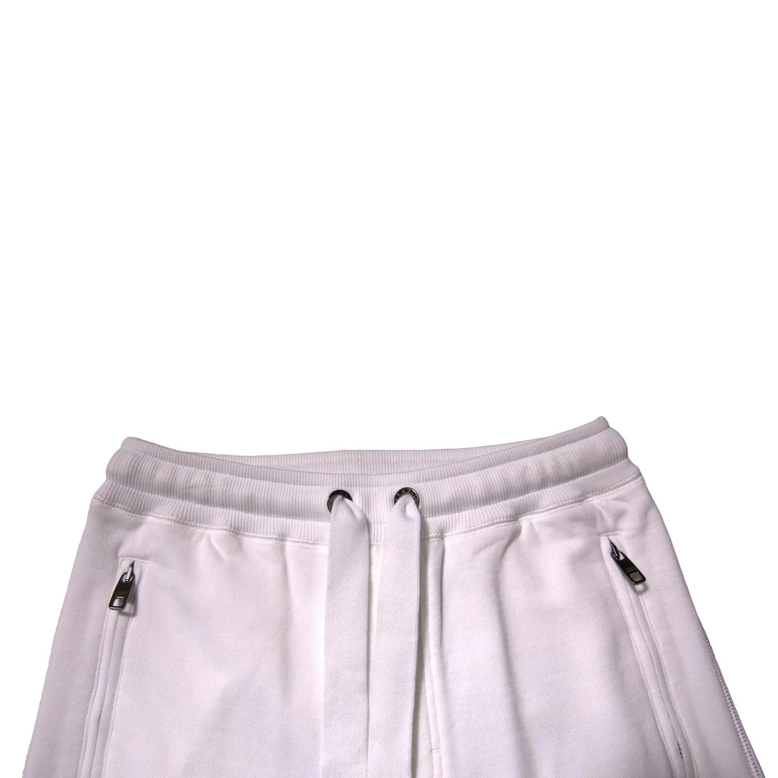 Dolce & Gabbana White Logo Tape Jogger Cotton Sweatpant Pants - IT44 | XS