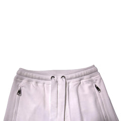 Dolce & Gabbana White Logo Tape Jogger Cotton Sweatpant Pants - IT44 | XS