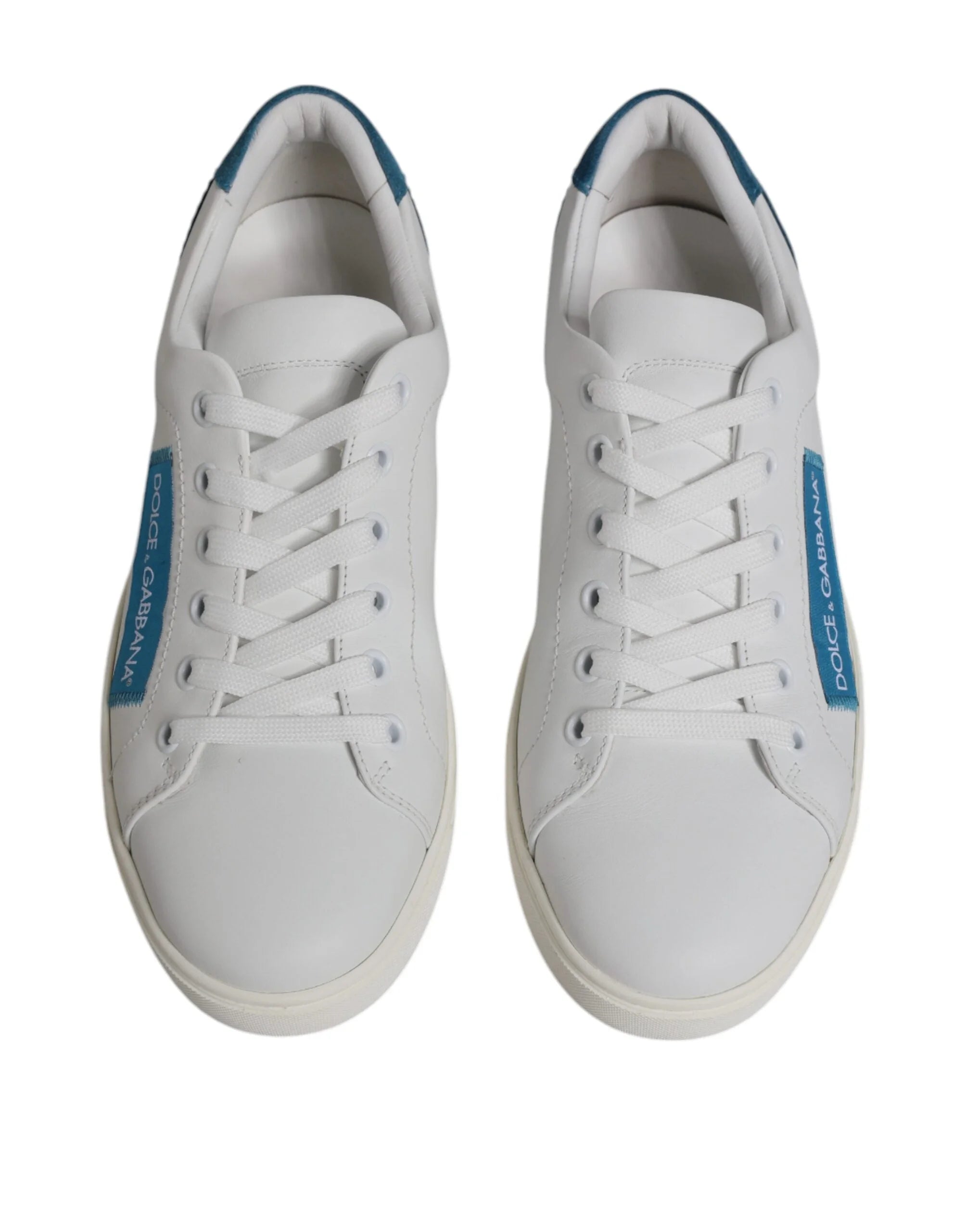 Dolce & Gabbana White London Calf Leather Sneakers Shoes - EU37/US7 - Sneakers