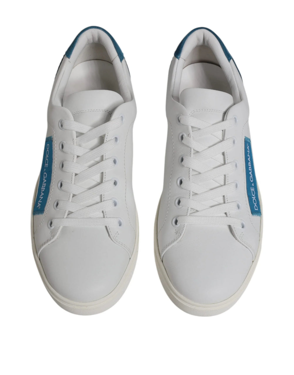 Dolce & Gabbana White London Calf Leather Sneakers Shoes - EU37/US7 - Sneakers