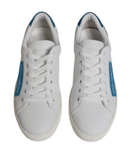 Dolce & Gabbana White London Calf Leather Sneakers Shoes - EU37/US7 - Sneakers