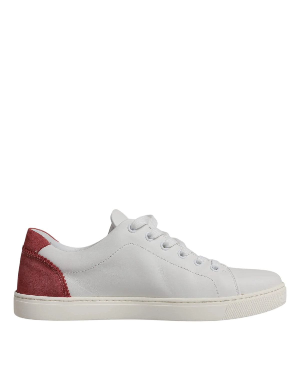 Dolce & Gabbana White London Calf Leather Sneakers Shoes - EU38/US7.5 - Sneakers