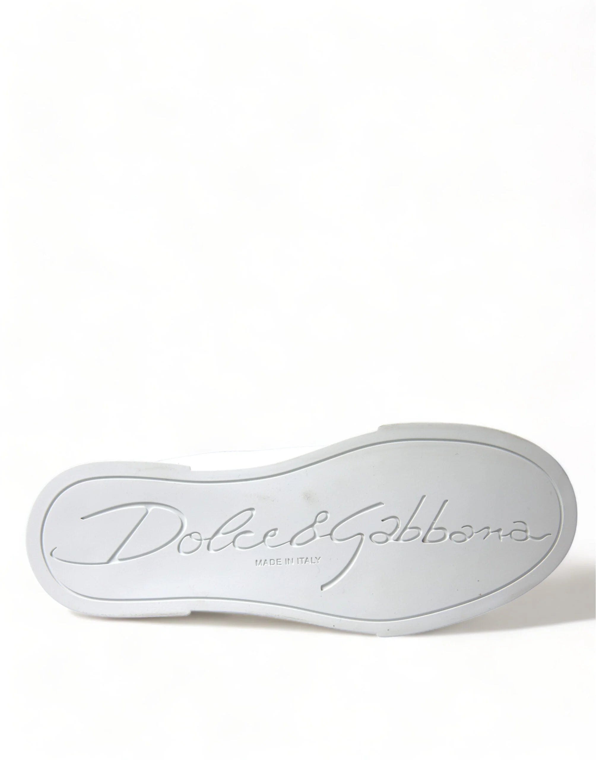 Dolce & Gabbana White Love Patch Portofino Classic Sneakers Shoes - EU36/US5.5