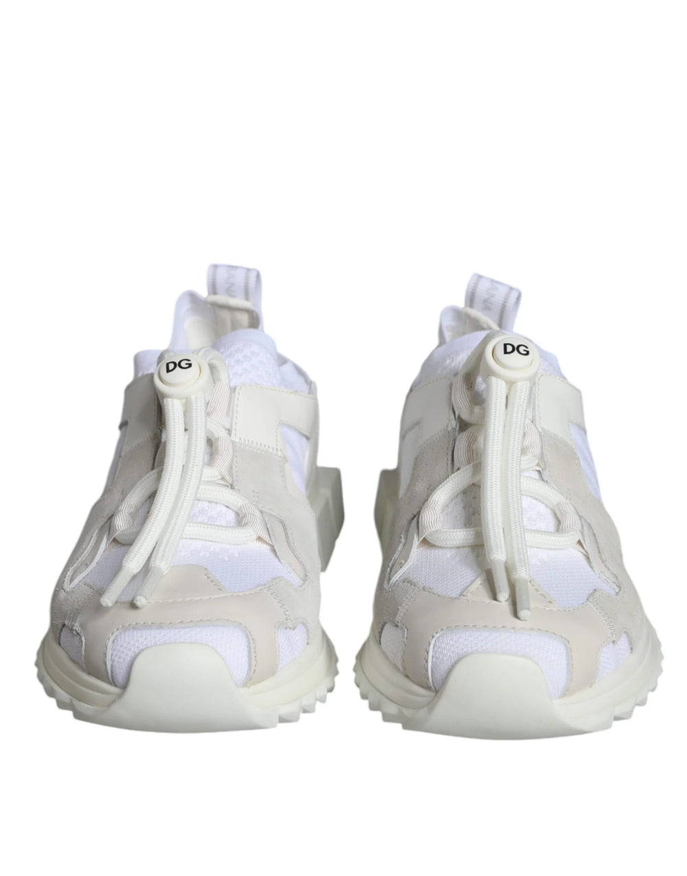 Dolce & Gabbana White Mesh Sorrento Trekking Sneakers Shoes - EU36.5/US6 - Sneakers