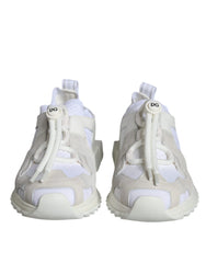 Dolce & Gabbana White Mesh Sorrento Trekking Sneakers Shoes - EU36.5/US6 - Sneakers