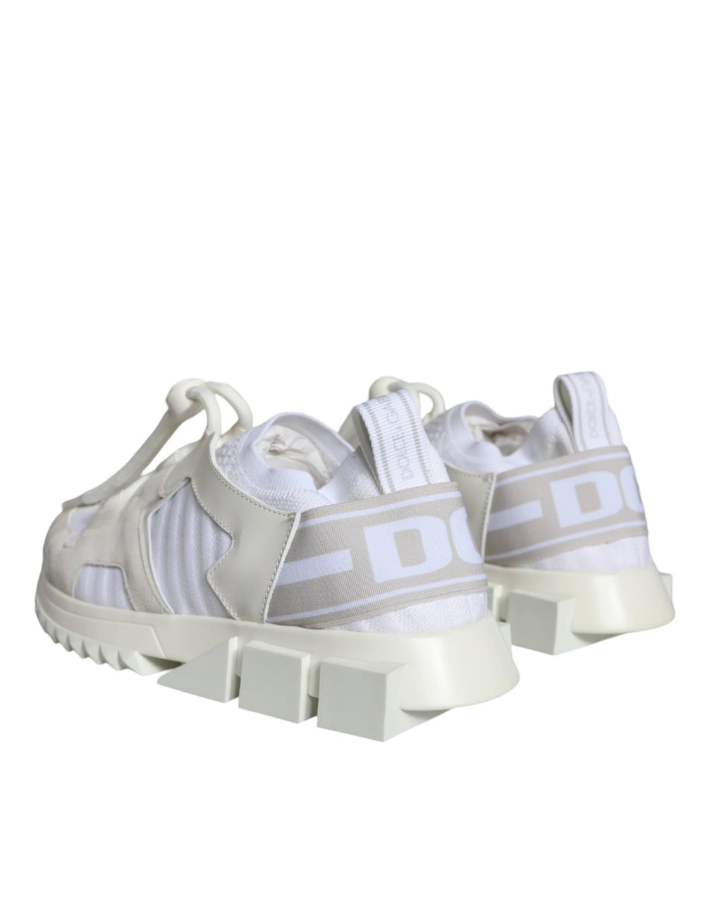 Dolce & Gabbana Biele sieťované tenisky Sorrento Trekking - EU36.5/US6