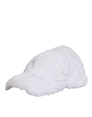 Dolce & Gabbana White Modacrylic Rapper Men Baseball Capello Hat - 58 cm|M - Baseball Caps