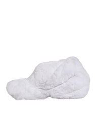 Dolce & Gabbana White Modacrylic Rapper Men Baseball Capello Hat - 58 cm|M