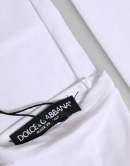 Dolce & Gabbana White Nylon Fingerless Elbow Length Mitten Gloves - 7|S - Gloves & Mittens