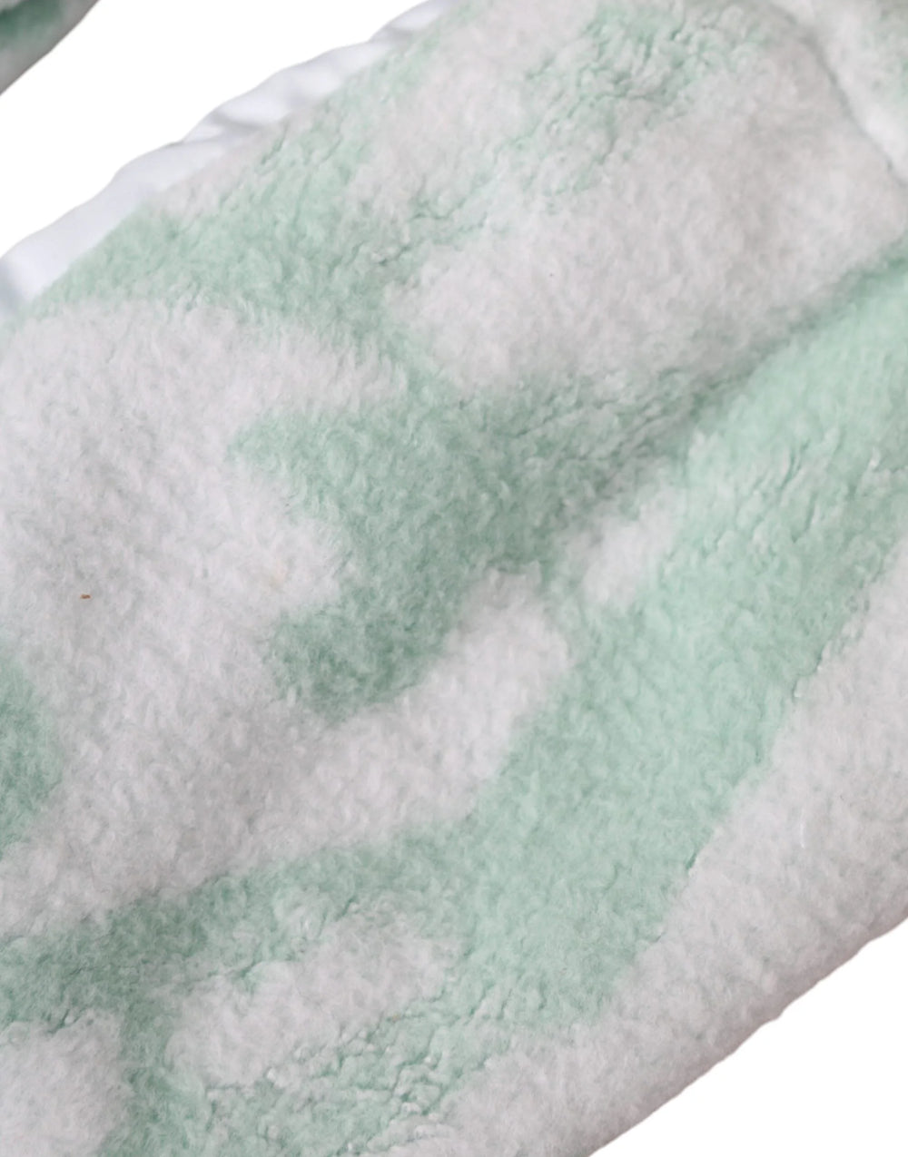 Dolce & Gabbana White Nylon Fleece Wrist Length Mitten Gloves - 8|M - Gloves & Mittens