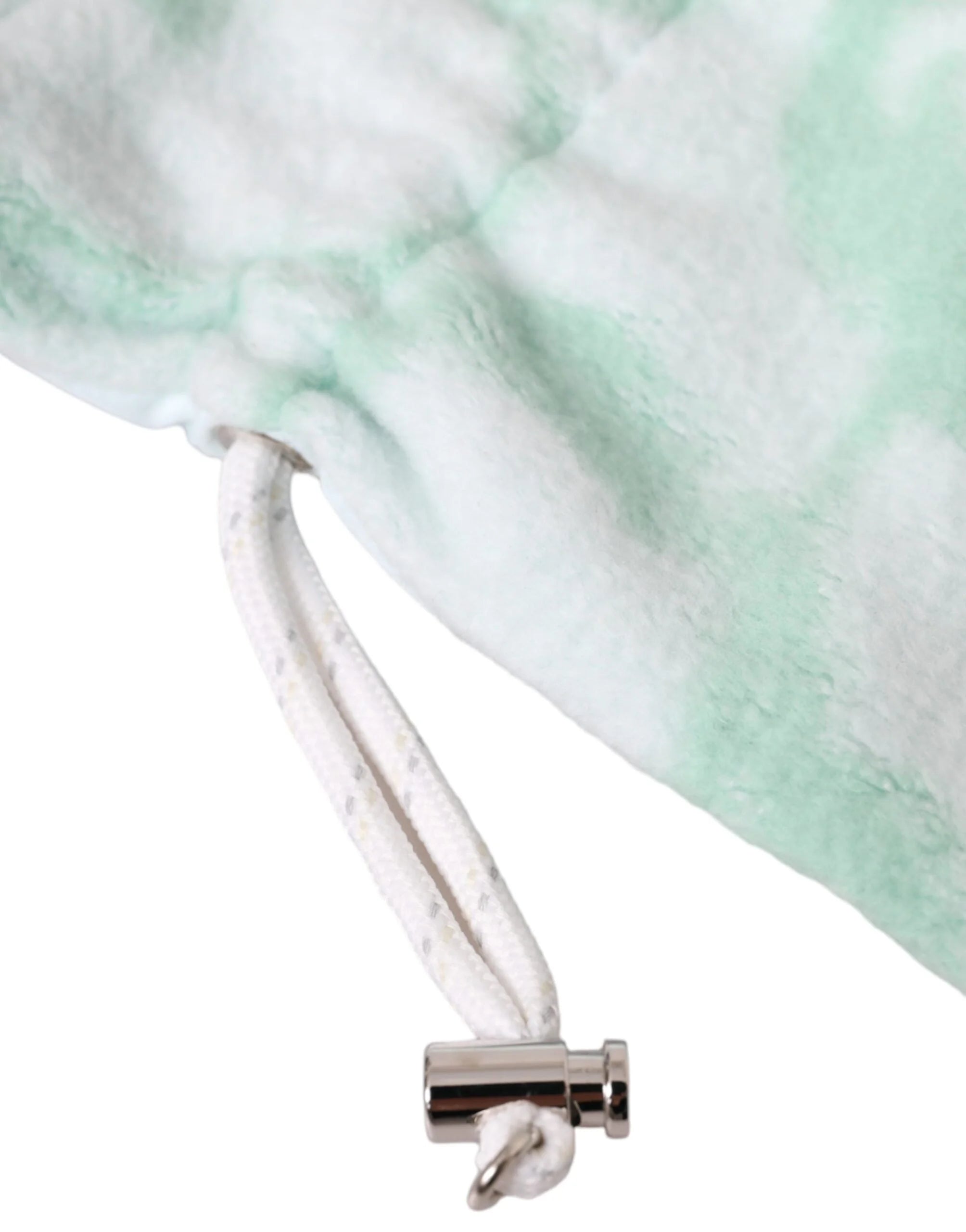 Dolce & Gabbana White Nylon Fleece Wrist Length Mitten Gloves - 8|M - Gloves & Mittens