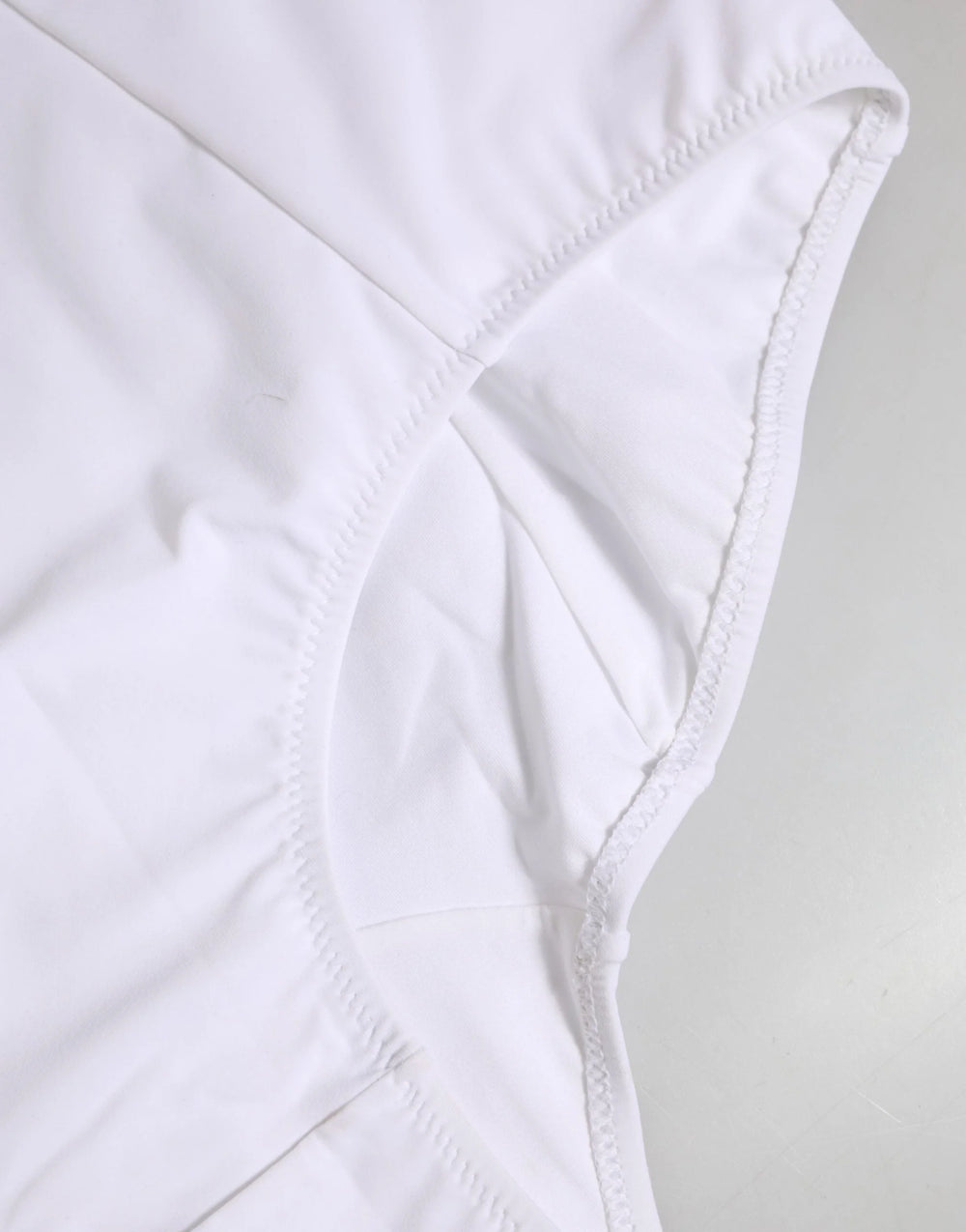 Dolce & Gabbana White Nylon Logo Waistband Coulotte Underwear - IT40|S - Boyshorts