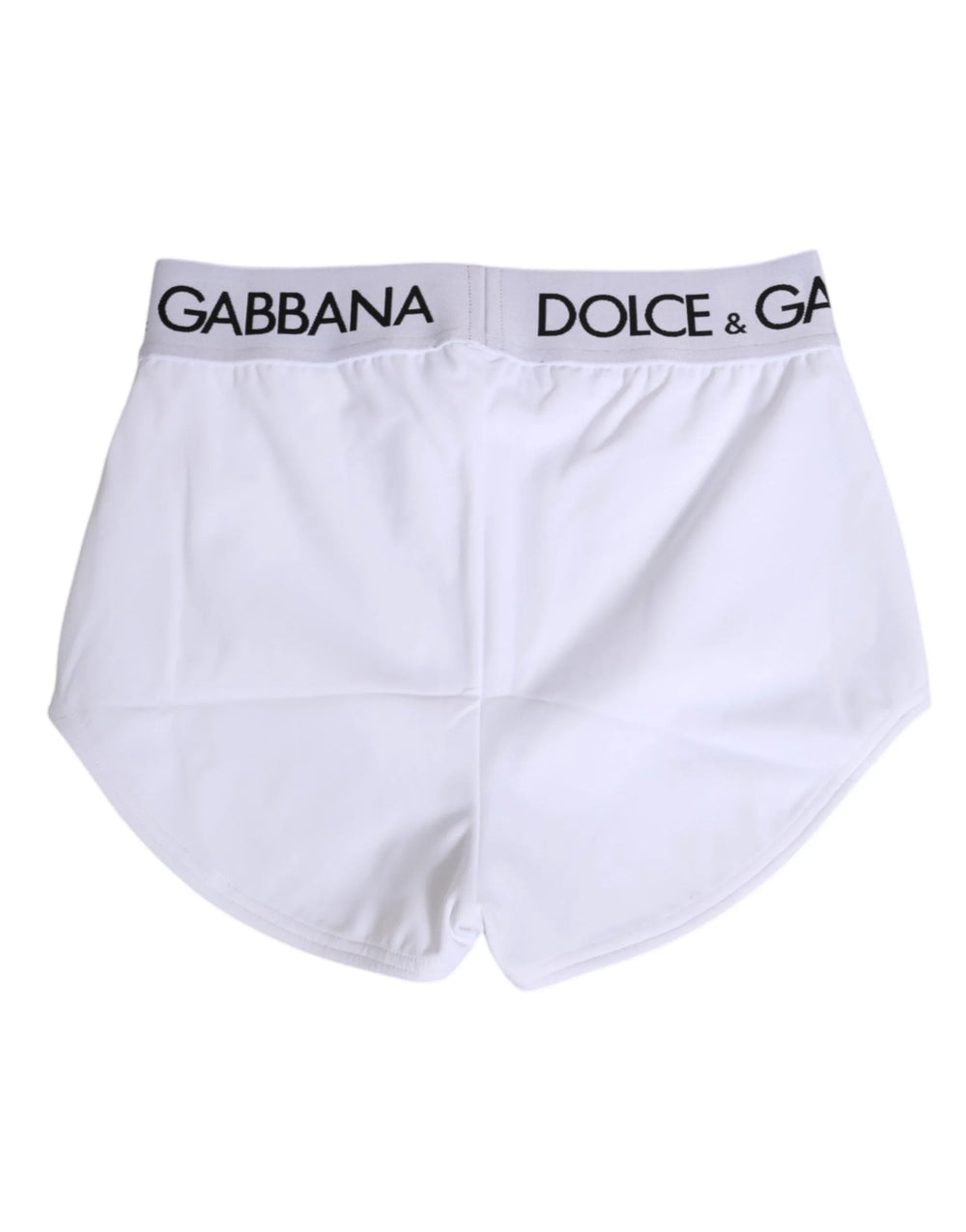 Dolce & Gabbana White Nylon Logo Waistband Shorts Underwear - IT40|S - Briefs