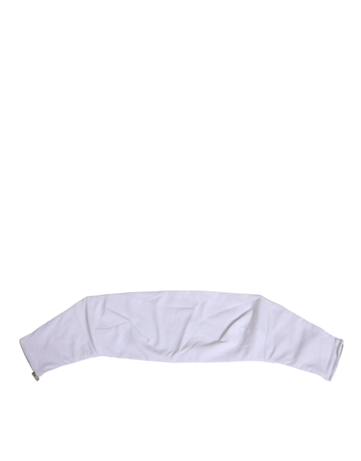 Dolce & Gabbana White Nylon Strapless Corset Top Underwear - IT40|S