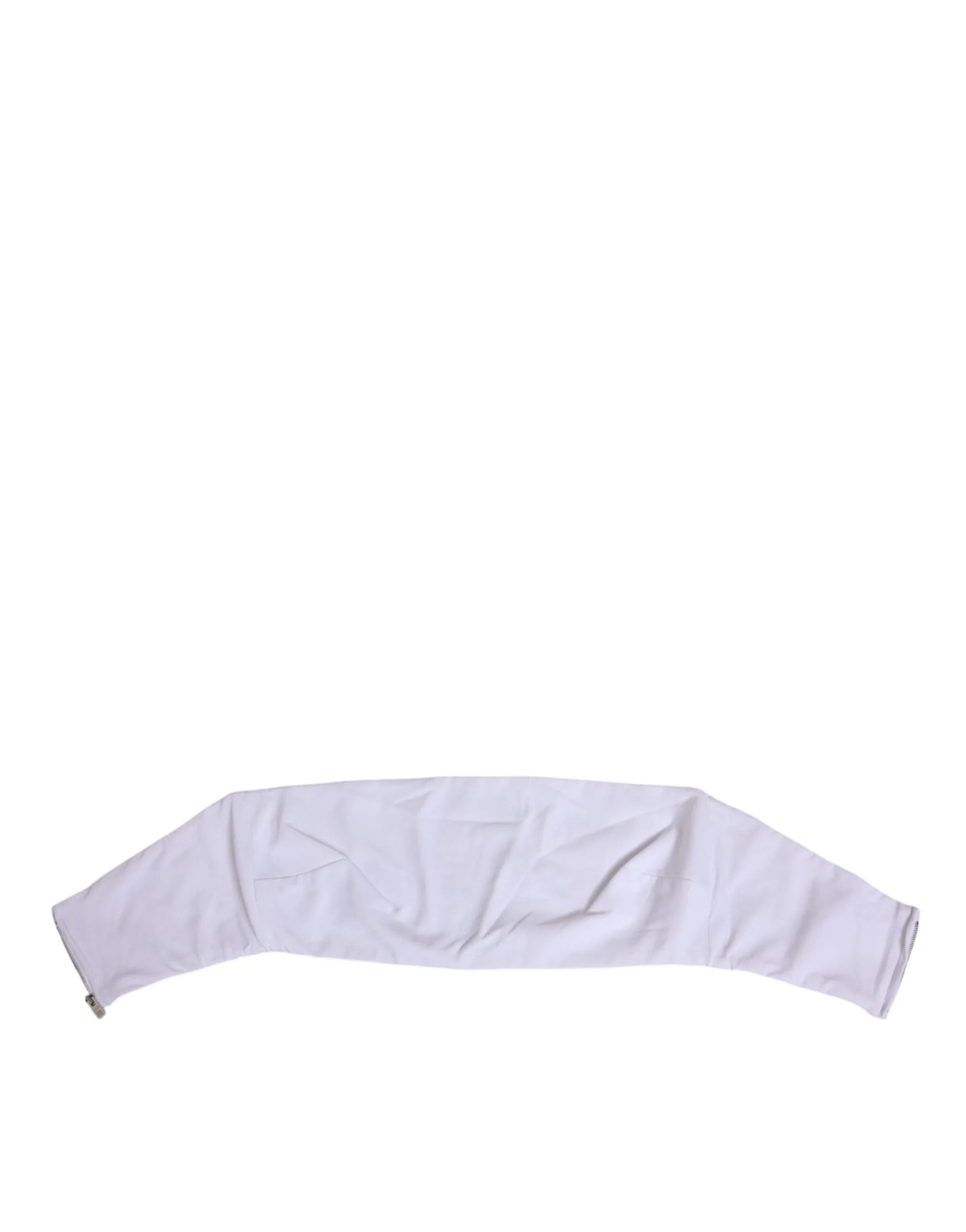 Dolce & Gabbana White Nylon Strapless Corset Top Underwear - IT40|S