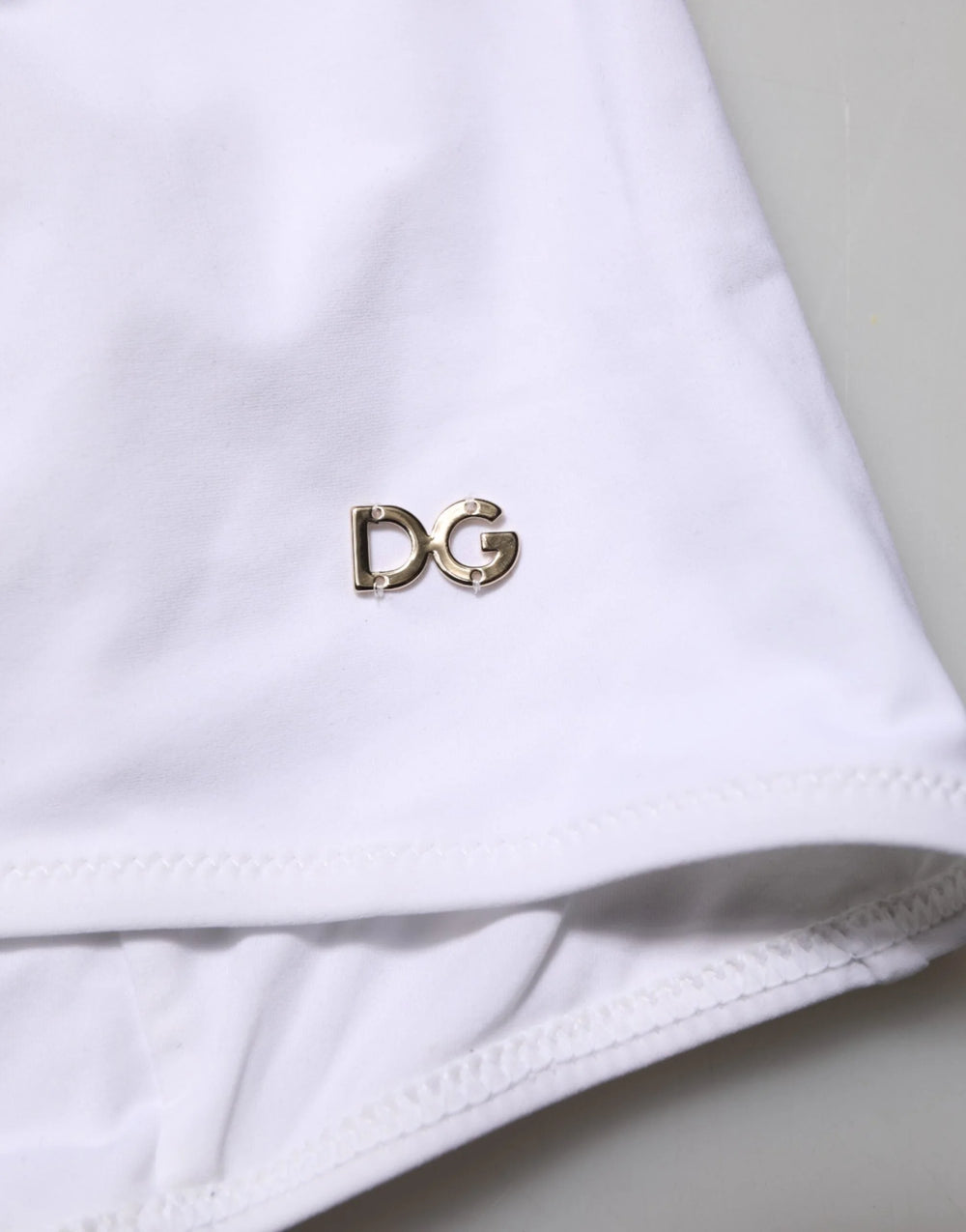 Dolce & Gabbana White Padded Balconette One Piece Swimwear - IT5 | XL - One-Piece Swimsuits