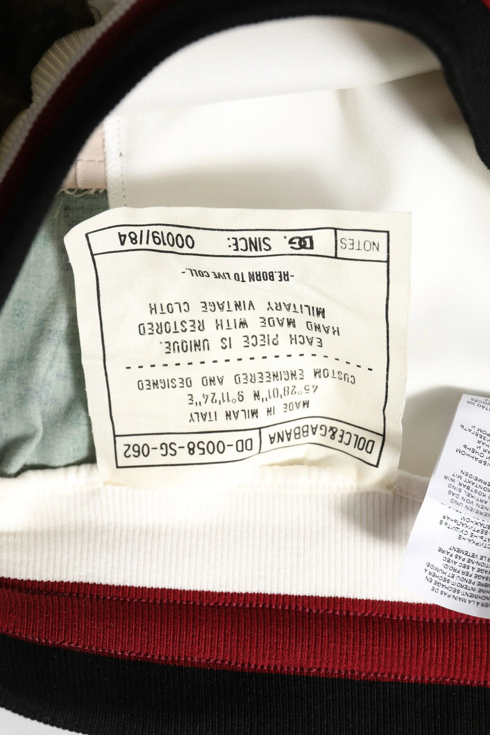 Dolce & Gabbana White Patchwork Jogger Pants - Joggers