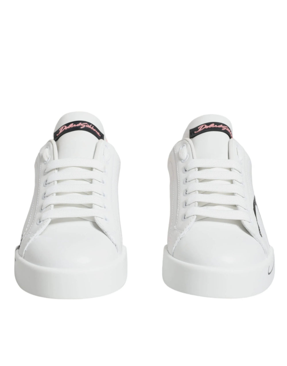 Dolce & Gabbana sneakers, Portofino i vitt och rosa