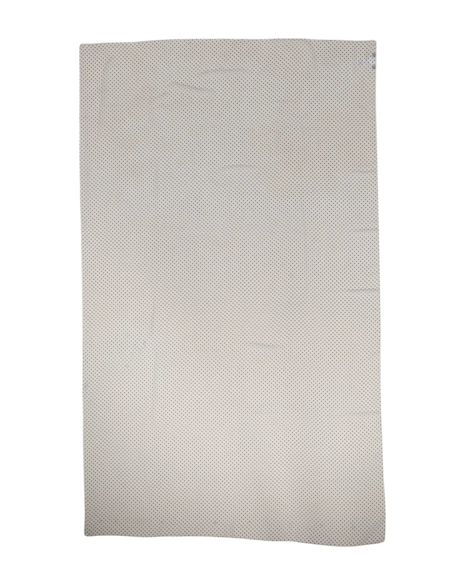 Dolce & Gabbana White Polka Dots Polyester Wrap Shawl Scarf - Scarves & Shawls