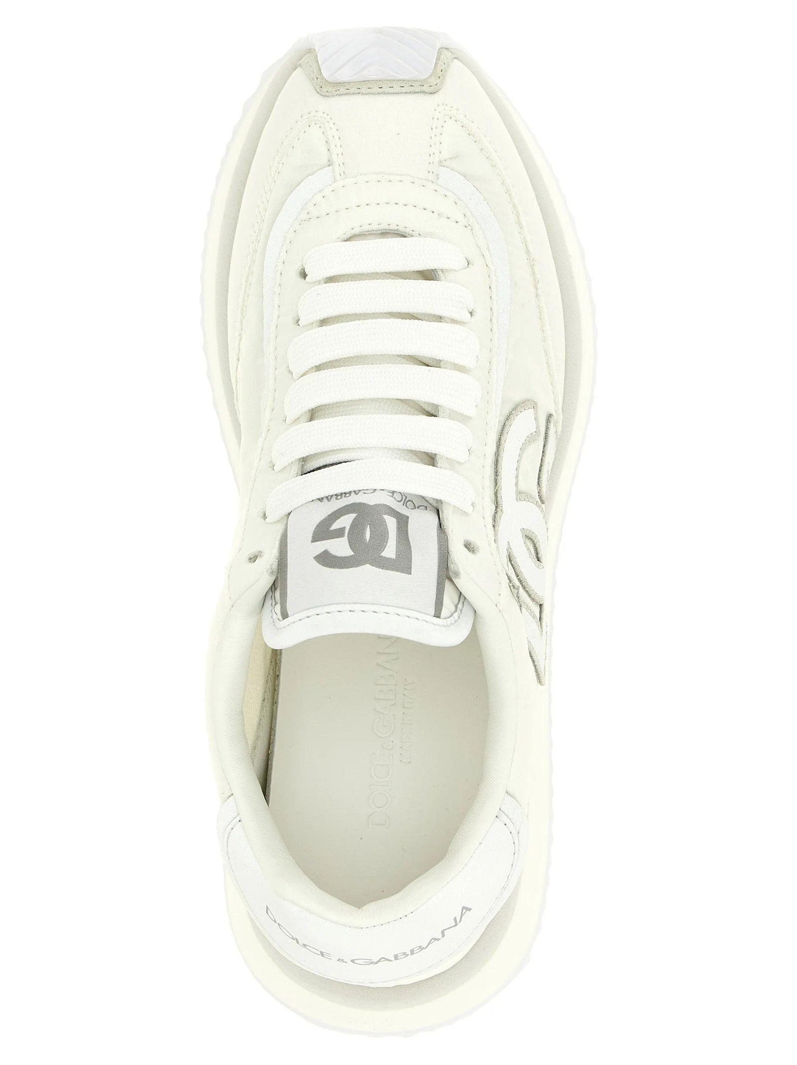Dolce & Gabbana Witte Polyester Atletische Sneakers