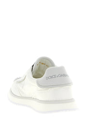 Dolce & Gabbana Witte Polyester Atletische Sneakers