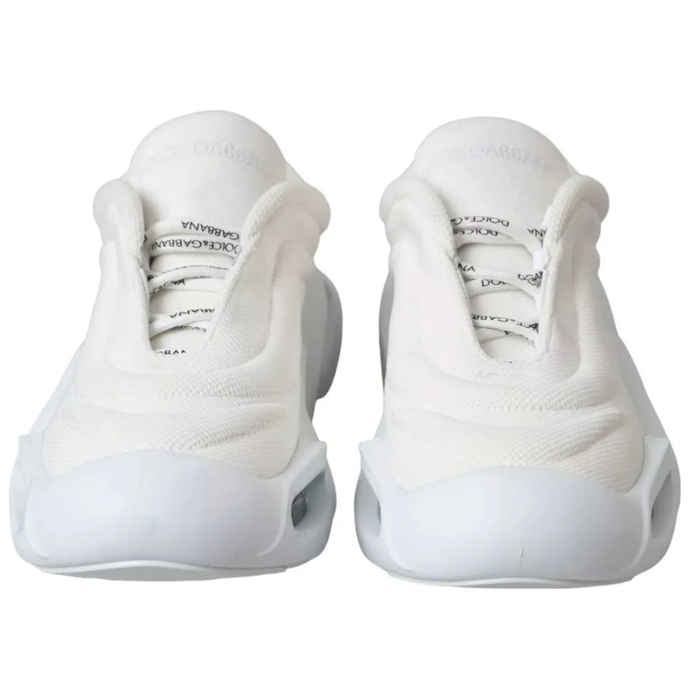 Dolce & Gabbana White Polyester Sneaker - EU37/US7 - Sneakers