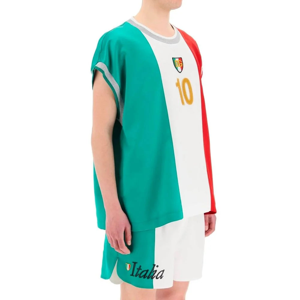 Dolce & Gabbana White Polyester T-Shirt - M