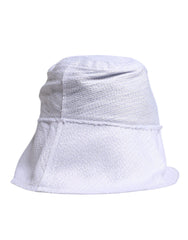 Dolce & Gabbana White Polyester Wide Brim Bucket Hat - 58 cm|M - Bucket Hats