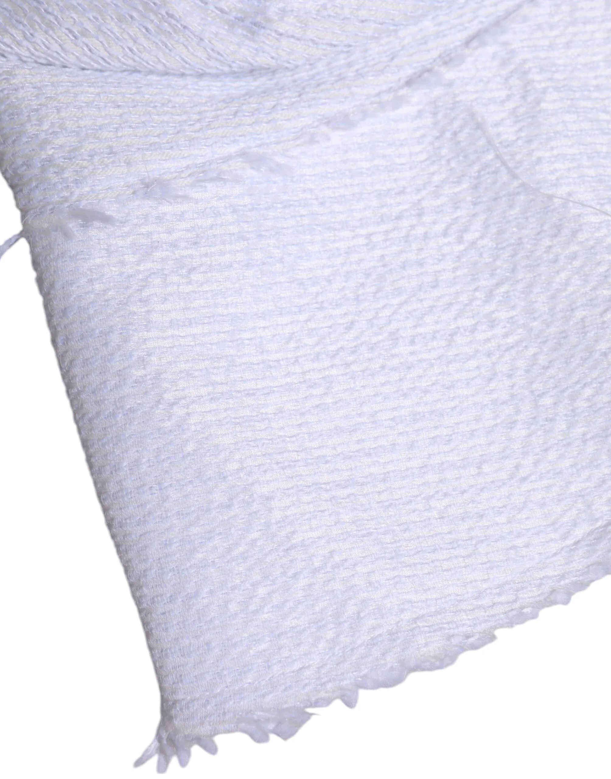 Dolce & Gabbana White Polyester Wide Brim Bucket Hat - 58 cm|M - Bucket Hats