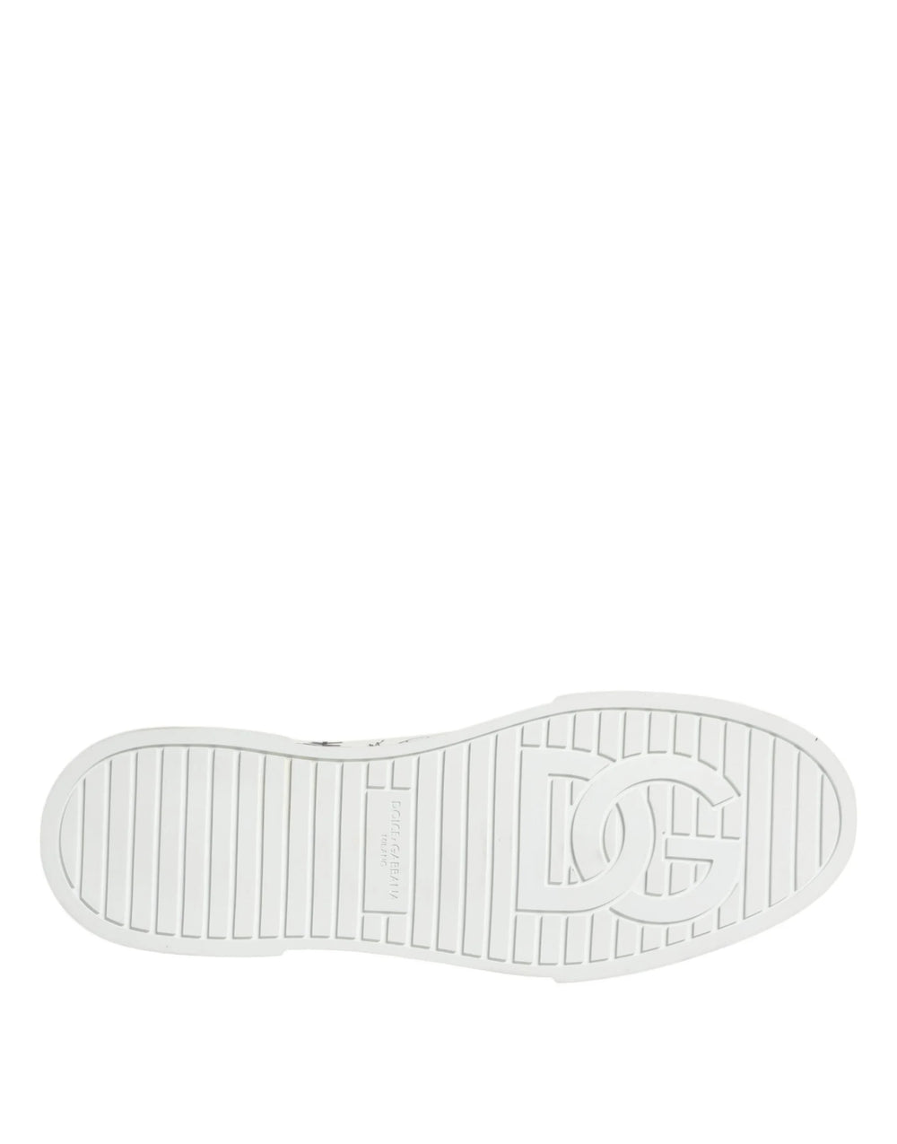 Dolce & Gabbana White Portofino Graffiti High Top Men Sneakers Shoes - EU47/US14