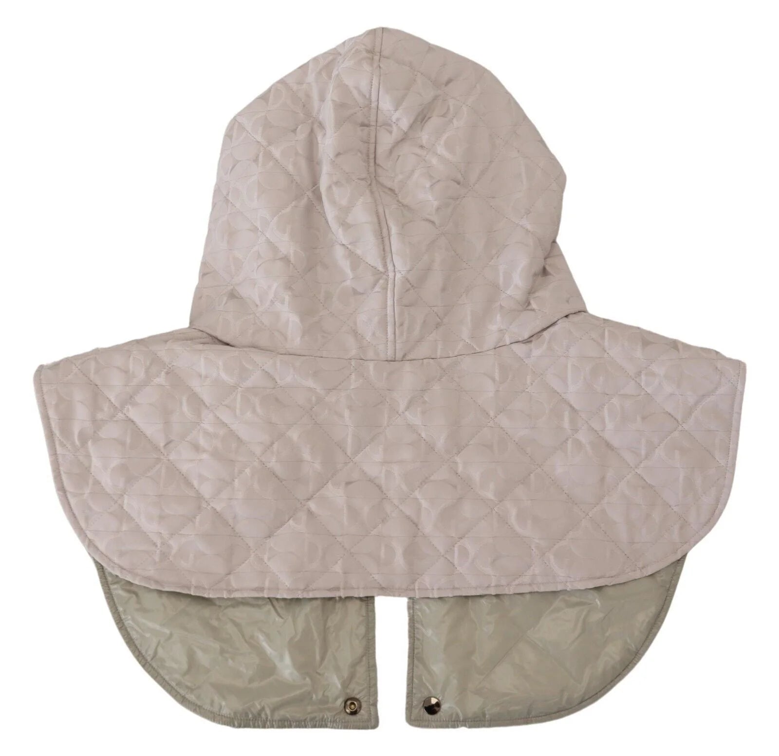 Dolce & Gabbana White Quilted Whole Head Wrap One Size Nylon Hat - Bandanas & Headties