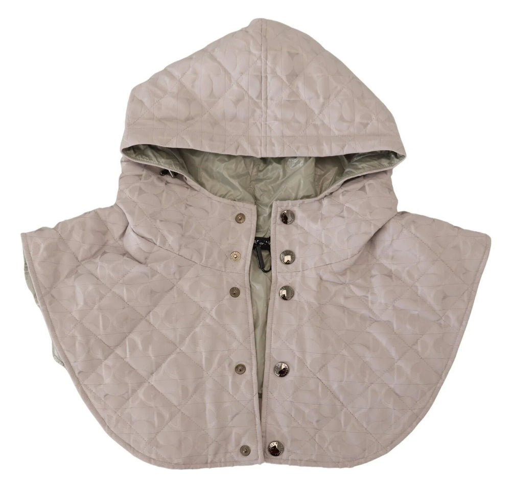 Dolce & Gabbana White Quilted Whole Head Wrap One Size Nylon Hat - Bandanas & Headties