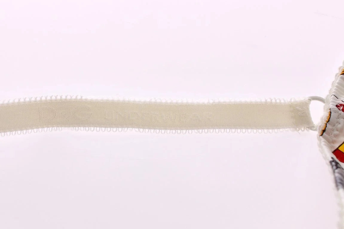 Dolce & Gabbana White Sailor Bra Panty Stretch Underwear - IT2 | S - Lingerie