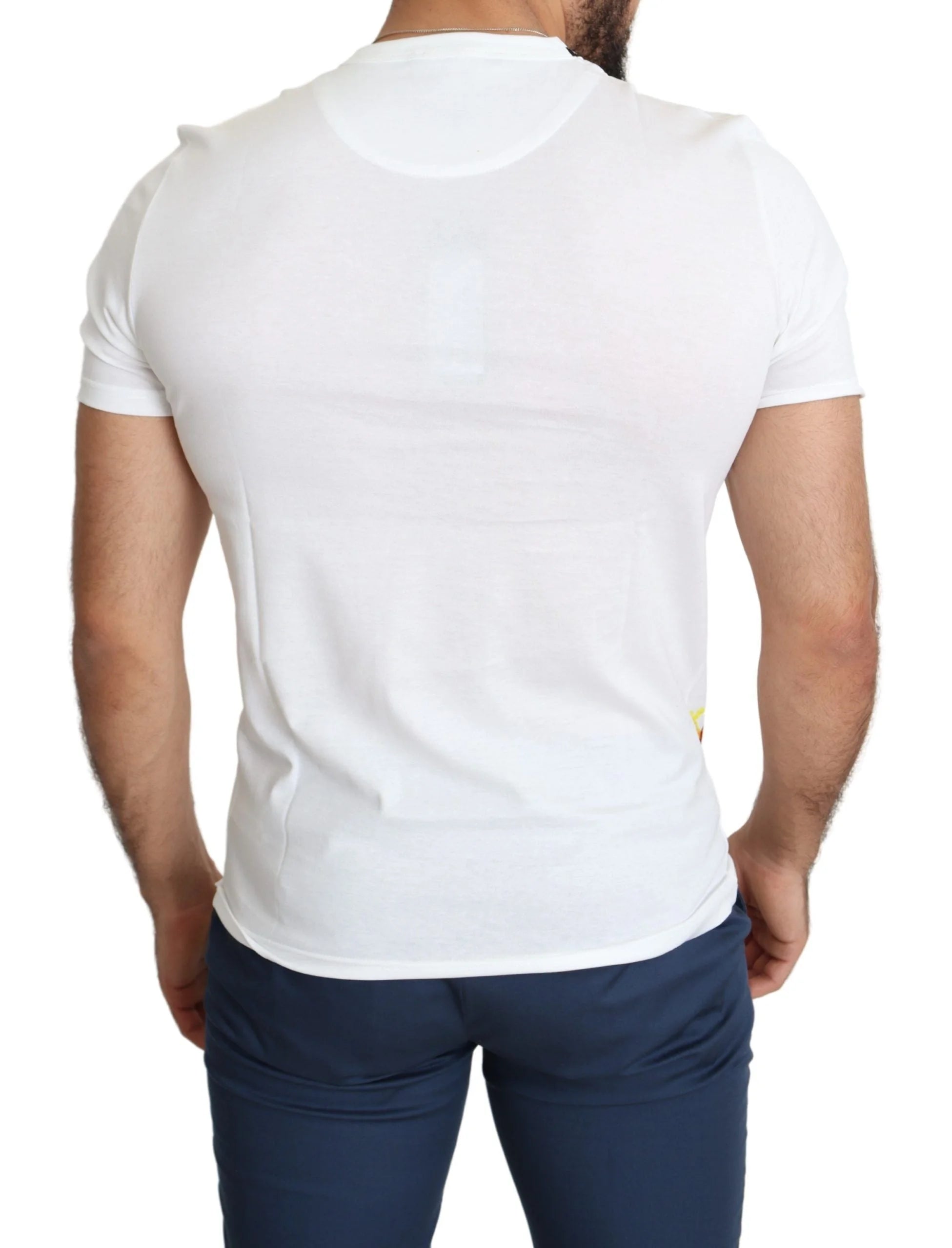 Dolce & Gabbana White Saint Valentine Print Cotton Men T-shirt - T-Shirts