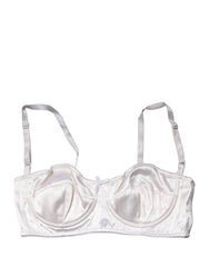 Dolce & Gabbana White Semi-Pad Underwire Balconette Bra Underwear - IT2 | S