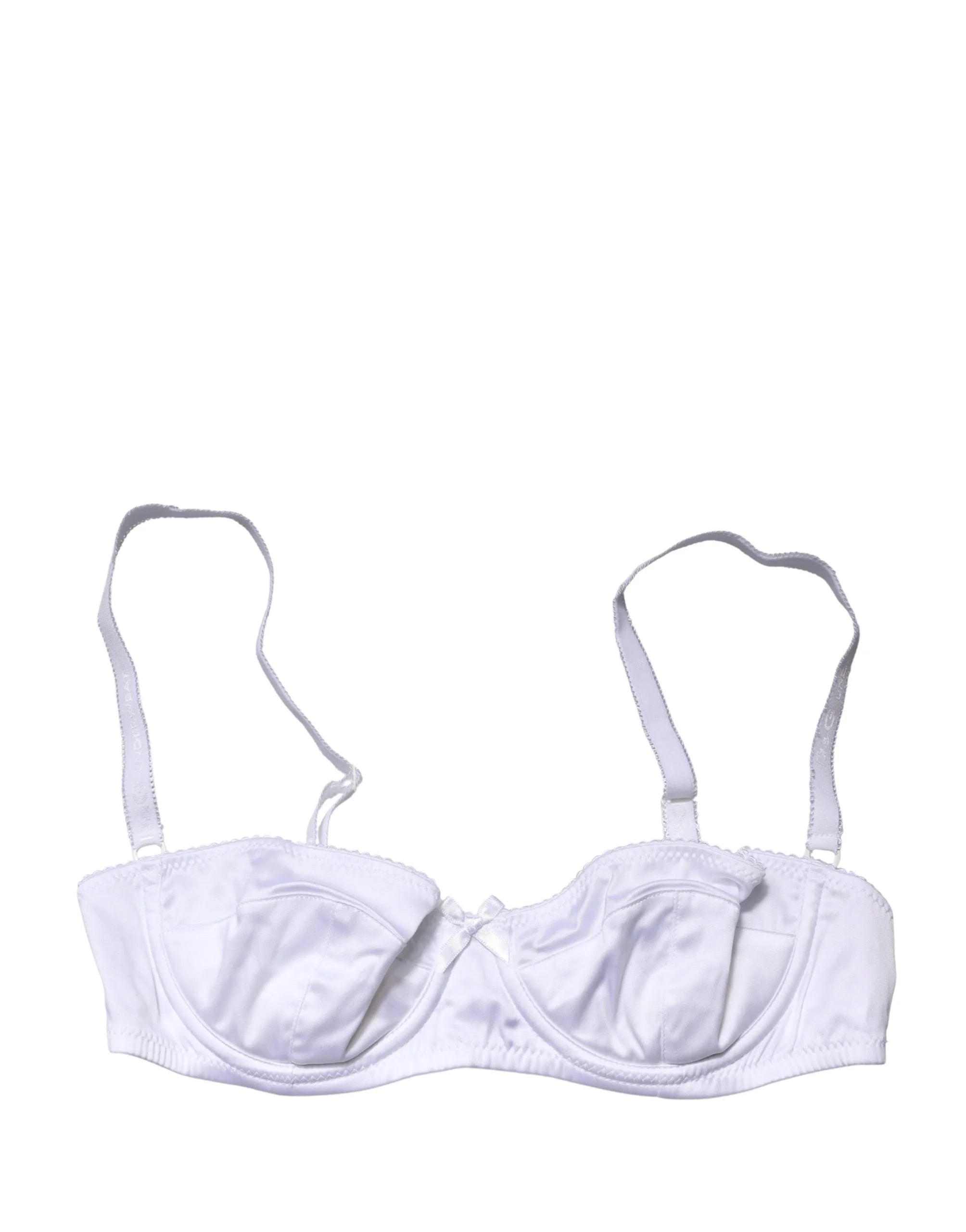 Dolce & Gabbana White Semi-Pad Underwire Balconette Bra Underwear - IT2 | S