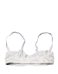 Dolce & Gabbana White Semi-Pad Underwire Balconette Bra Underwear - IT2 | S