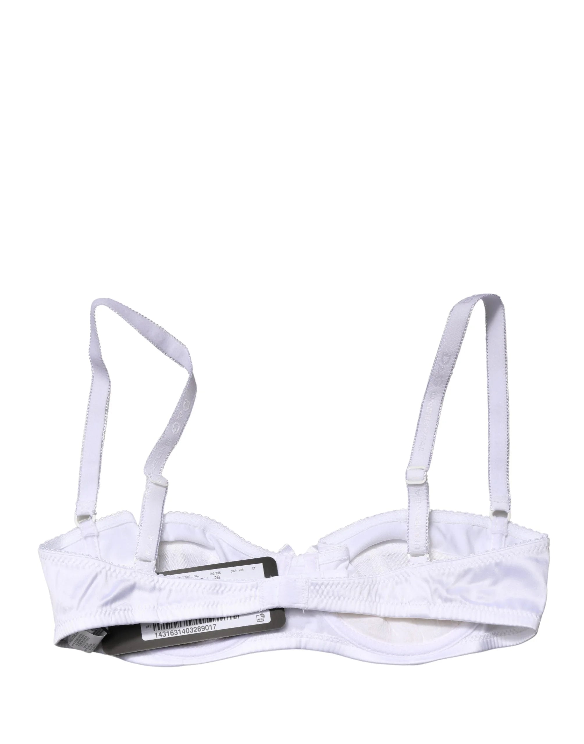 Dolce & Gabbana White Semi-Pad Underwire Balconette Bra Underwear - IT2 | S