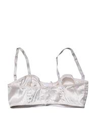 Dolce & Gabbana White Semi-Pad Underwire Balconette Bra Underwear - IT2 | S