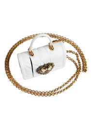 Dolce & Gabbana White Silicone Devotion Heart Cover Hand Bag Airpod Case - Headphone Carrying Cases