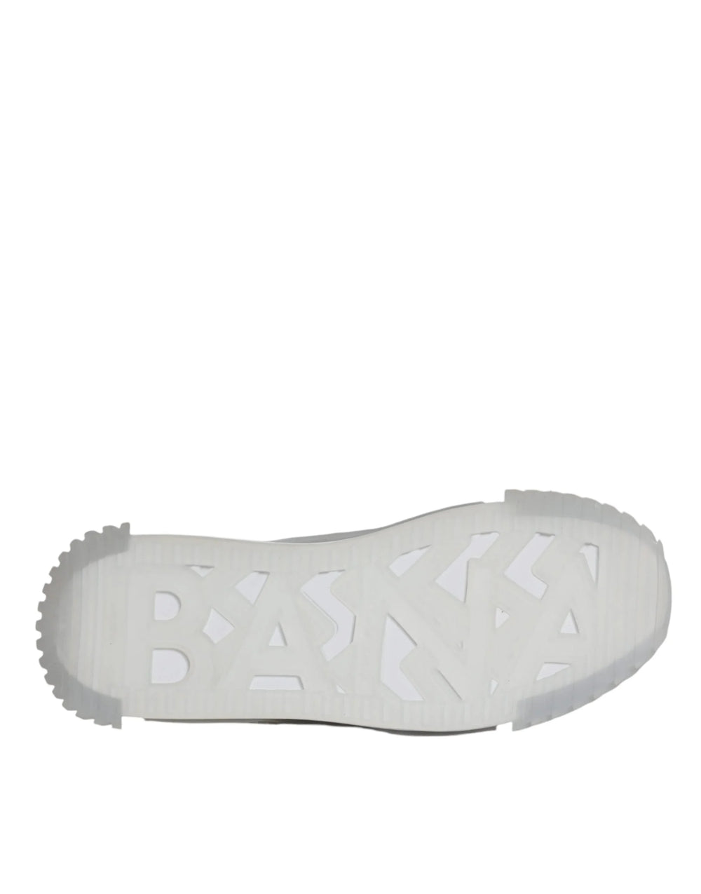 Dolce & Gabbana White Silver Low Top NS1 Sneakers Shoes - EU44/US11