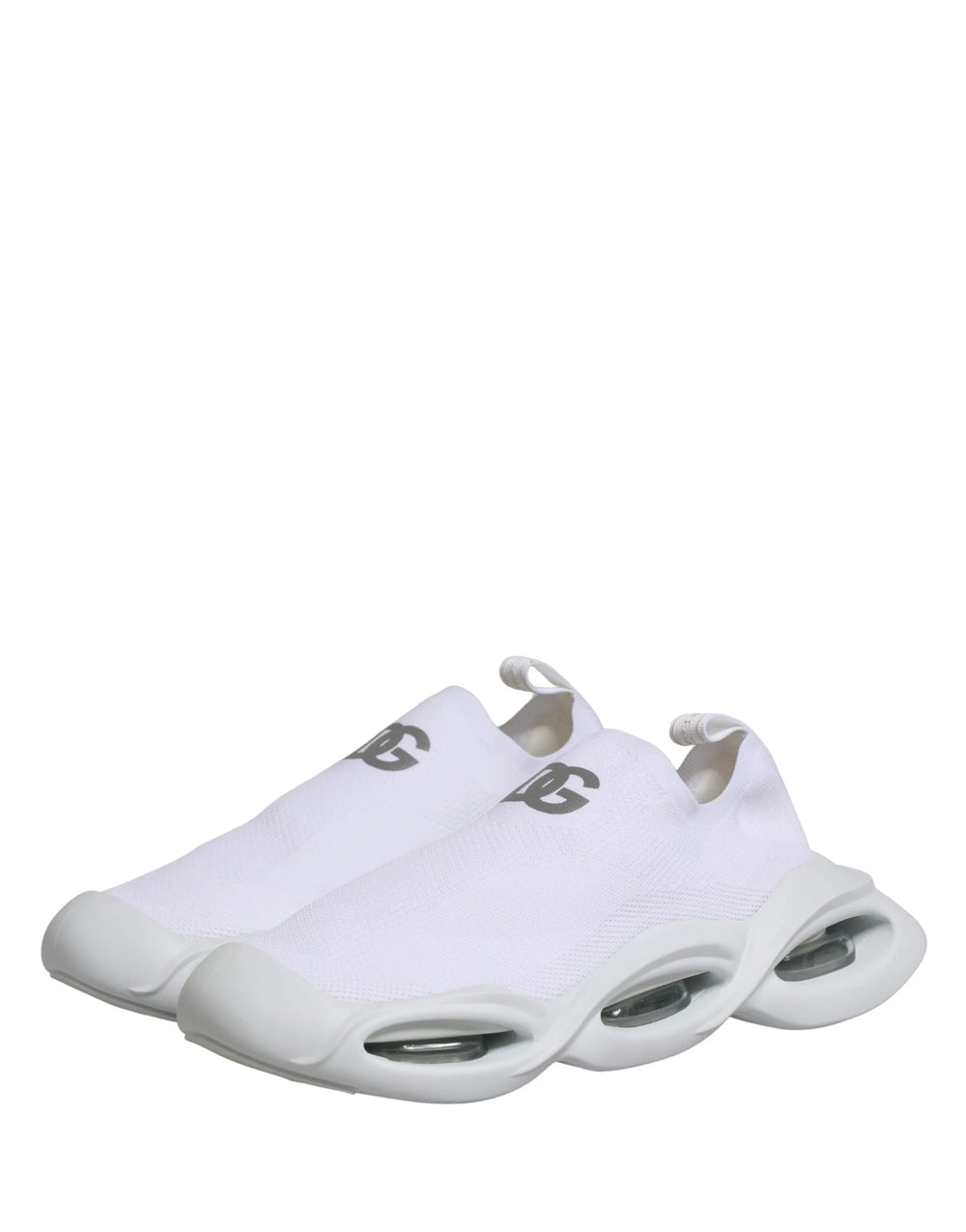 Dolce & Gabbana Vita sneakers med vågdetaljer, slip-on, låg modell