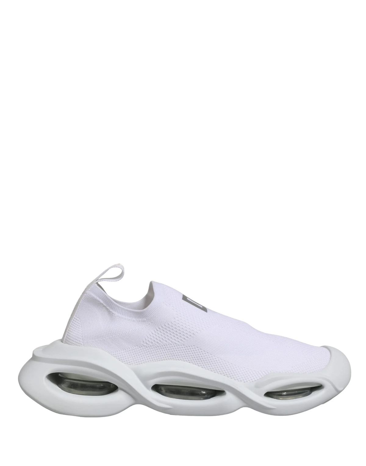 Dolce & Gabbana Skor, låga, slip-on, vågdesign, vita