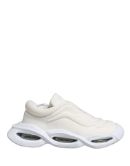 Dolce & Gabbana White Slip On Wave Low Top Sneakers Shoes