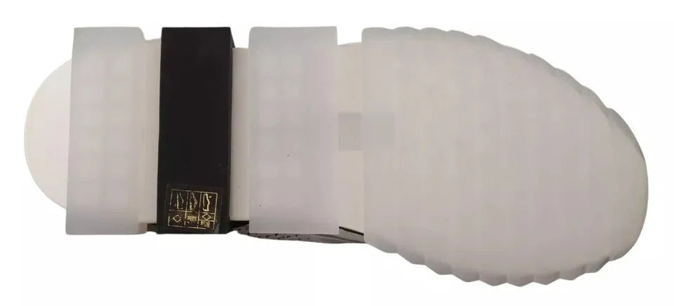 Dolce & Gabbana White SORRENTO Sport Stretch Men Shoes Sneakers - EU45/US12 - Sneakers