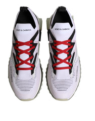Dolce & Gabbana White SORRENTO Sport Stretch Sneakers Shoes - EU47/US14 - Sneakers