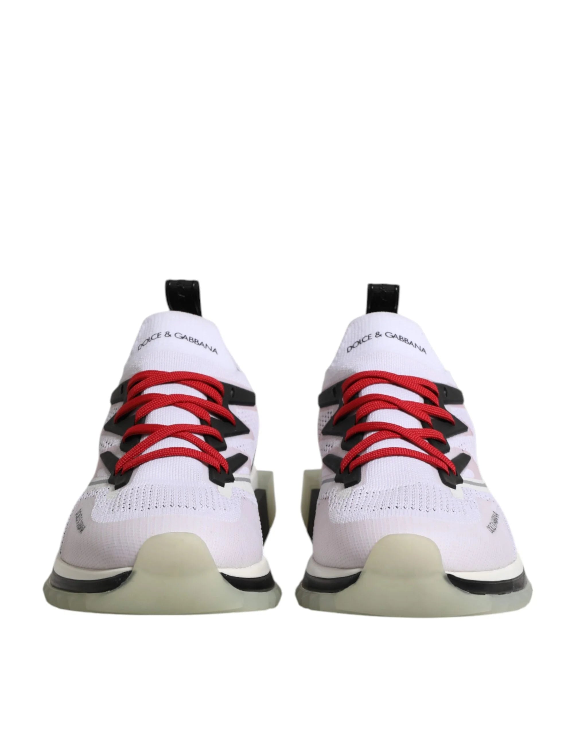 Dolce & Gabbana White SORRENTO Sport Stretch Sneakers Shoes - EU47/US14 - Sneakers
