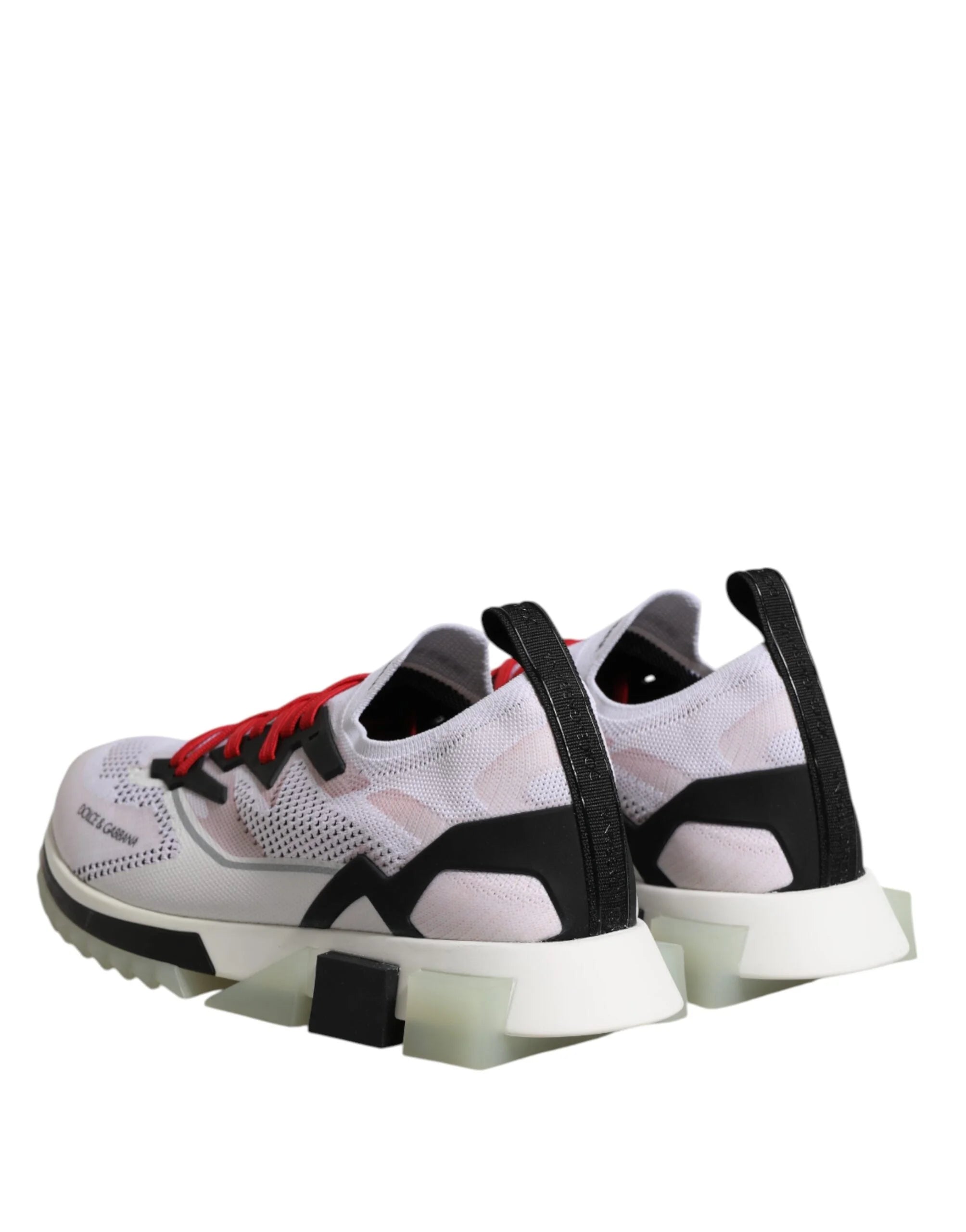 Dolce & Gabbana White SORRENTO Sport Stretch Sneakers Shoes - EU47/US14 - Sneakers